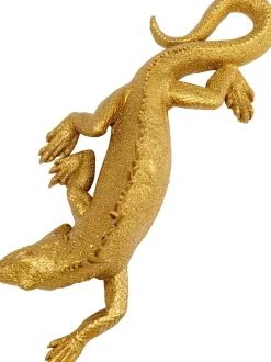 Dekoracja ścienna Lizard 11x31 Cm Złota*KARE Design Discount
