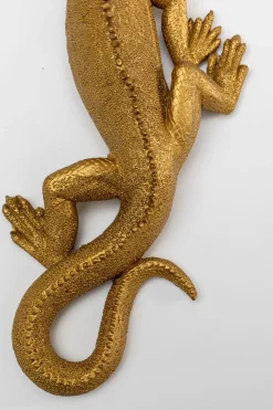 Dekoracja ścienna Lizard 11x31 Cm Złota*KARE Design Discount