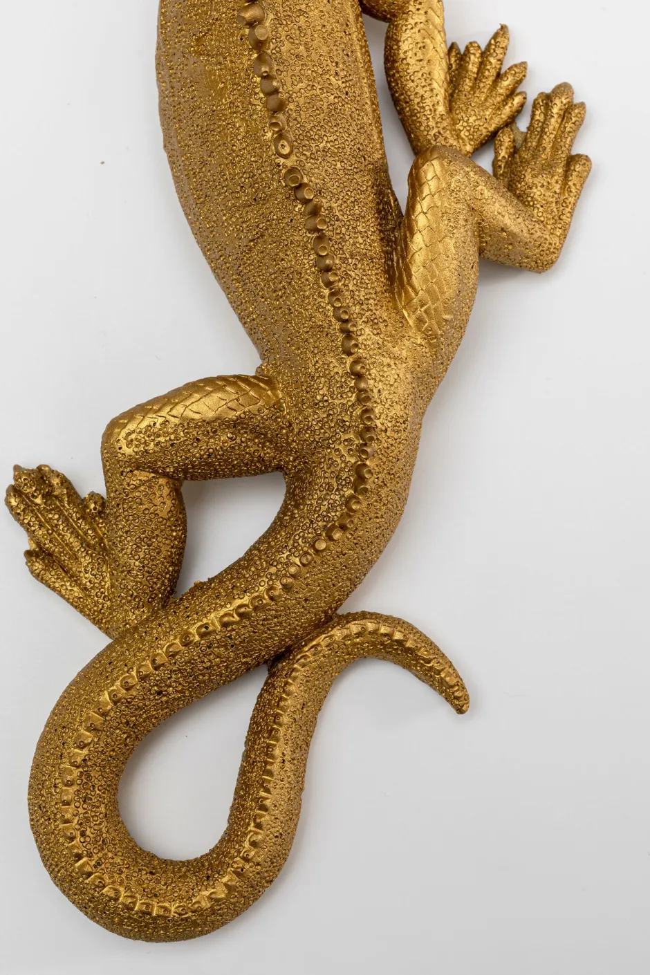 Dekoracja ścienna Lizard 11x31 Cm Złota*KARE Design Discount