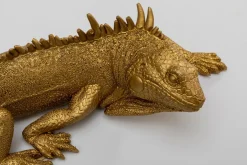 Dekoracja ścienna Lizard 11x31 Cm Złota*KARE Design Discount
