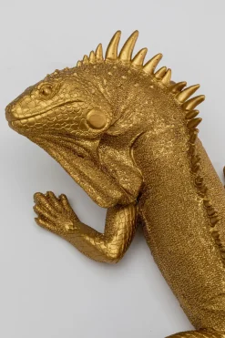 Dekoracja ścienna Lizard 17x40 Cm Złota*KARE Design Best