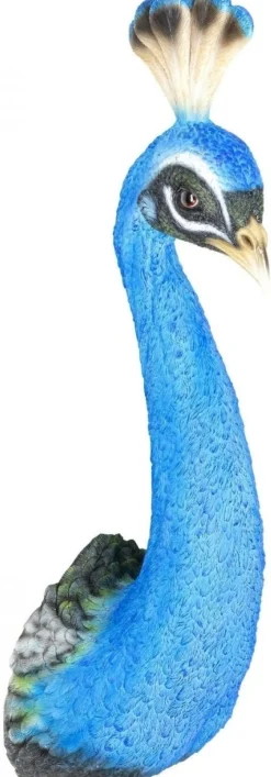 Dekoracja ścienna Peacock 16x68 Cm Niebieska*KARE Design Best
