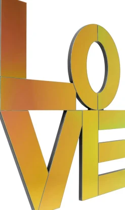 Dekoracja ścienna Szkło Lustrzane Napis LOVE 90x90 Cm*KARE Design Hot