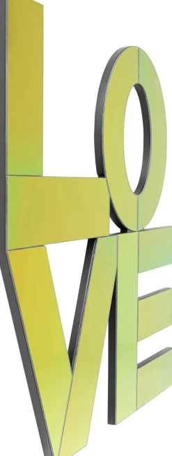 Dekoracja ścienna Szkło Lustrzane Napis LOVE 90x90 Cm*KARE Design Hot