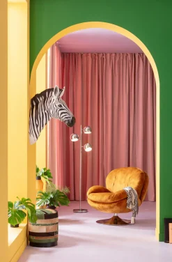 Dekoracja ścienna Zebra Czarno-biała 58x78 Cm*KARE Design Outlet