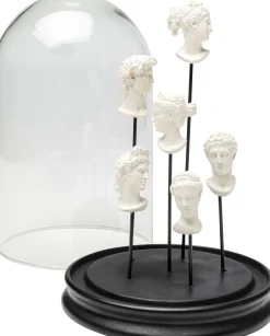 Dekoracja Do Salonu Z Pokrywą Szklaną Transparentną Ø18x28 Cm*KARE Design Outlet