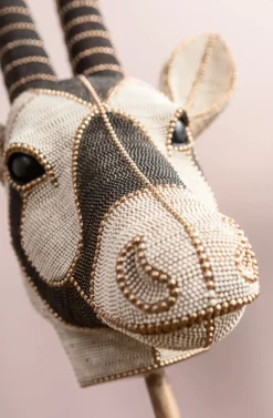 Dekoracja Stojąca Antelope Head Pearls 43x124 Cm*KARE Design