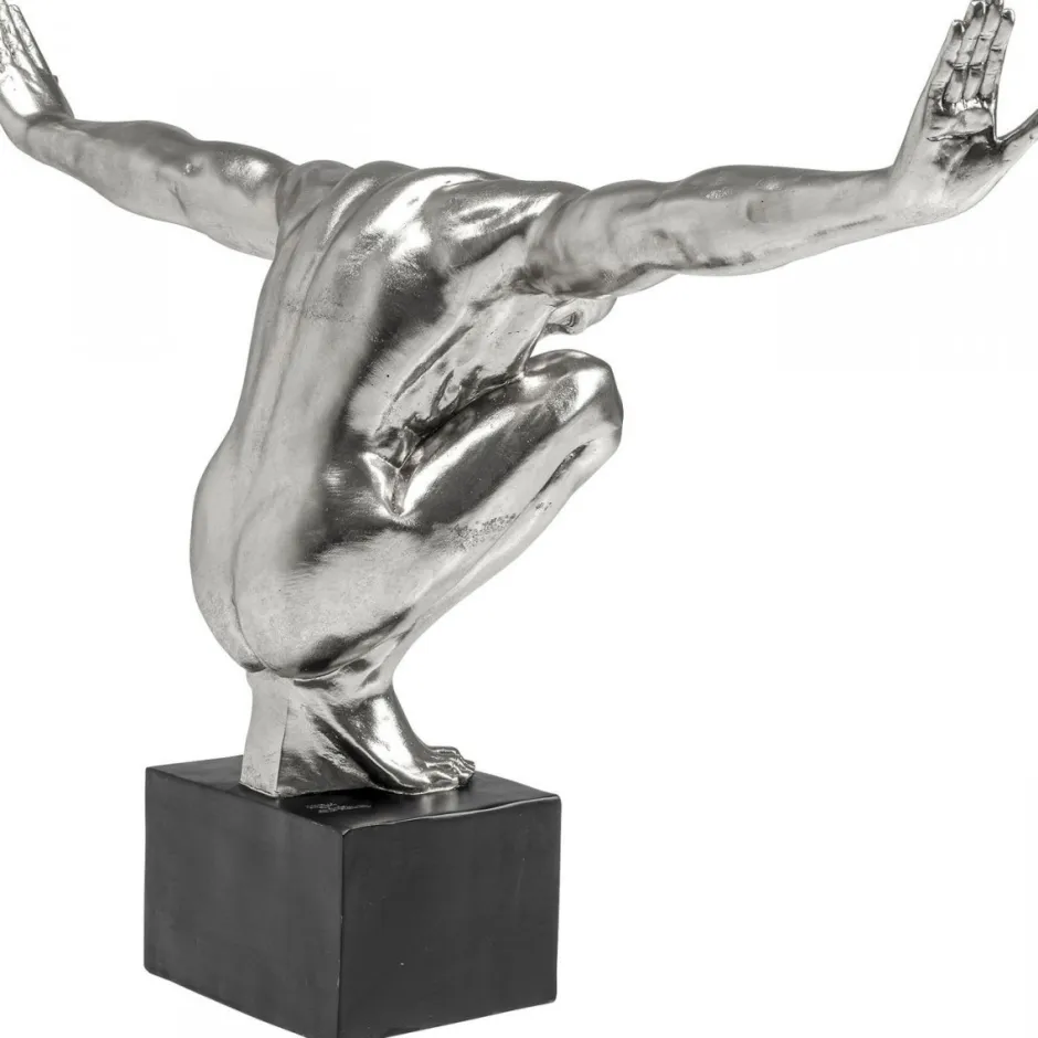 Dekoracja Stojąca Athlete XL 100x64 Cm Srebrna*KARE Design Discount