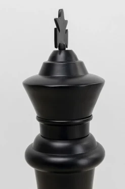 Dekoracja Stojąca Chess King Ø29x68 Cm Aluminium Czarna*KARE Design Discount