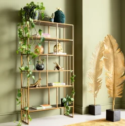 Dekoracja Stojąca Feather One 36x147 Cm Złota*KARE Design Hot