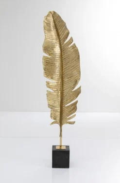 Dekoracja Stojąca Feather One 36x147 Cm Złota*KARE Design Hot