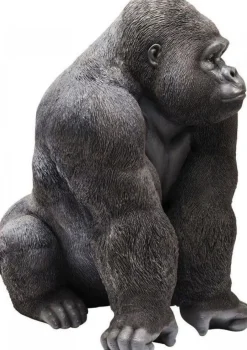 Dekoracja Stojąca Gorilla Front 90x107 Cm Czarna*KARE Design Best