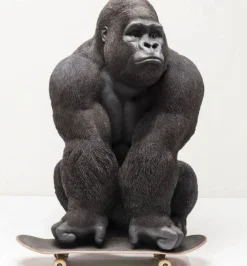 Dekoracja Stojąca Gorilla Front 90x107 Cm Czarna*KARE Design Best