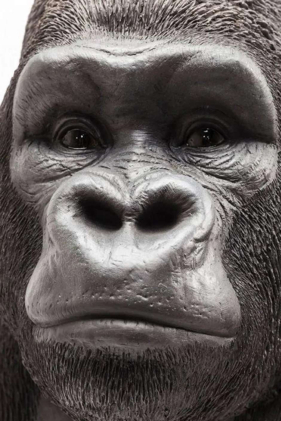 Dekoracja Stojąca Gorilla Front 90x107 Cm Czarna*KARE Design Best