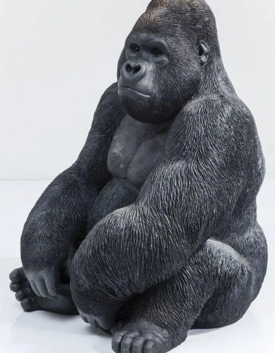 Dekoracja Stojąca Gorilla 60x76 Cm Ciemnoszara*KARE Design Best