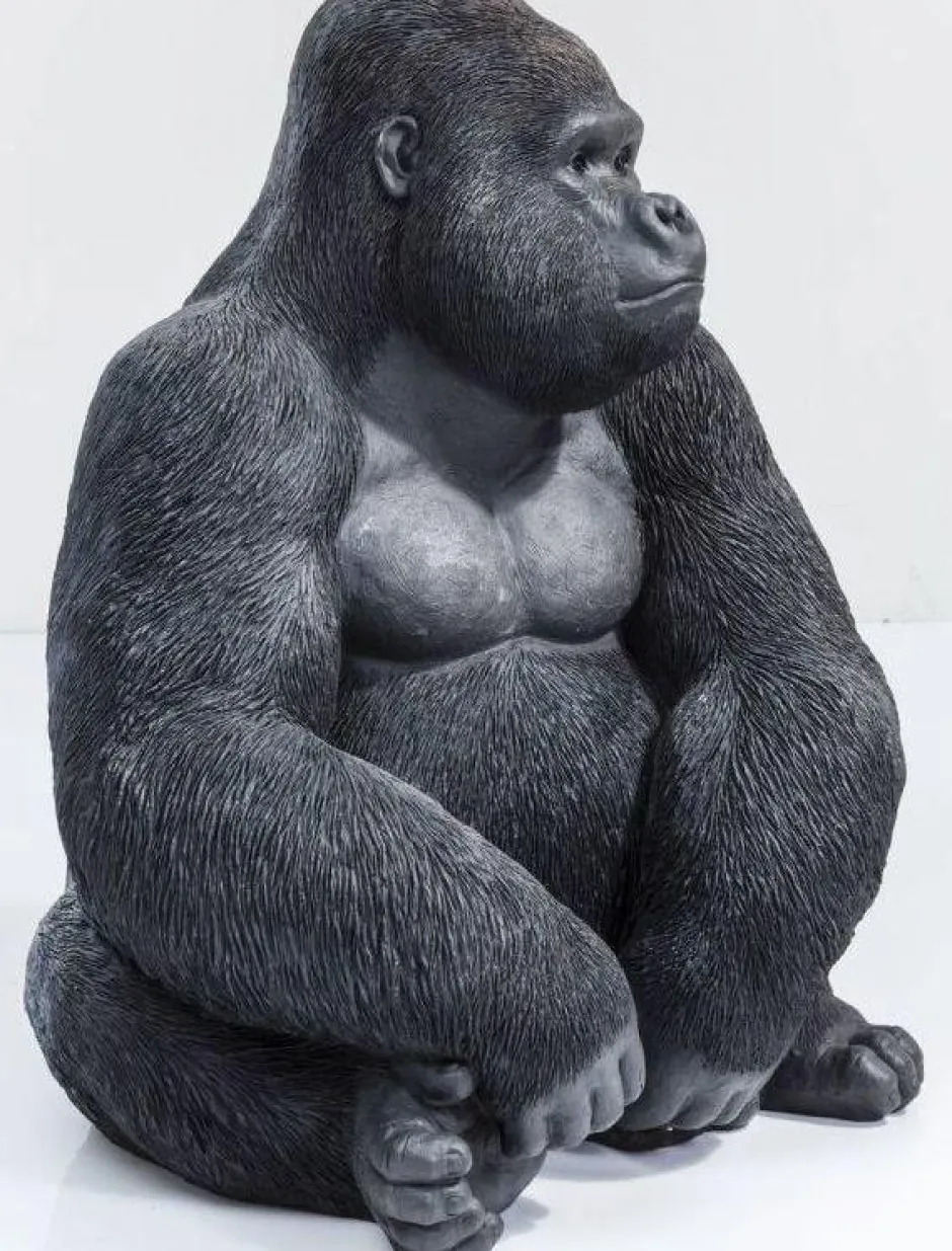 Dekoracja Stojąca Gorilla 60x76 Cm Ciemnoszara*KARE Design Best