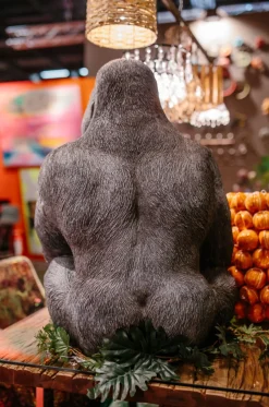 Dekoracja Stojąca Gorilla 60x76 Cm Ciemnoszara*KARE Design Best