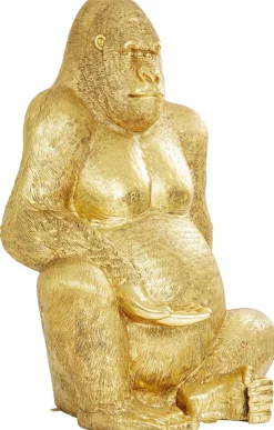 Dekoracja Stojąca Gorilla XXL 180x250 Cm Złota*KARE Design Hot