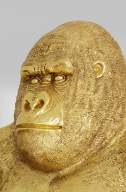 Dekoracja Stojąca Gorilla XXL 180x250 Cm Złota*KARE Design Hot