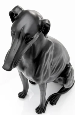 Dekoracja Stojąca Greyhound Bruno 44x80 Cm Czarna Matowa*KARE Design Hot