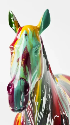 Dekoracja Stojąca Horse 216x164 Cm Kolorowa*KARE Design Outlet