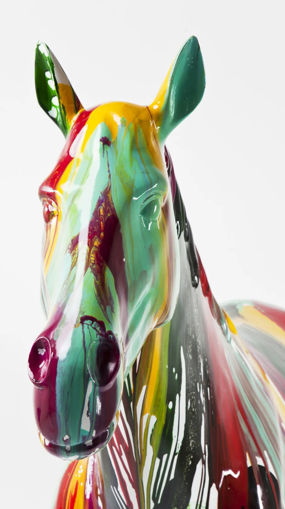 Dekoracja Stojąca Horse 216x164 Cm Kolorowa*KARE Design Outlet