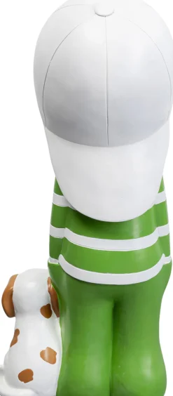 Dekoracja Stojąca Kolorowa Chłopak I Pies 82 Cm*KARE Design Clearance