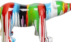 Dekoracja Stojąca Kolorowa Miś Polarny 99x46 Cm*KARE Design New