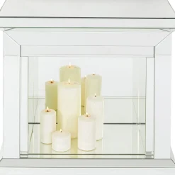 Dekoracja Stojąca - Portal Kominkowy Fireplace 71x71 Cm Lustrzany*KARE Design Hot