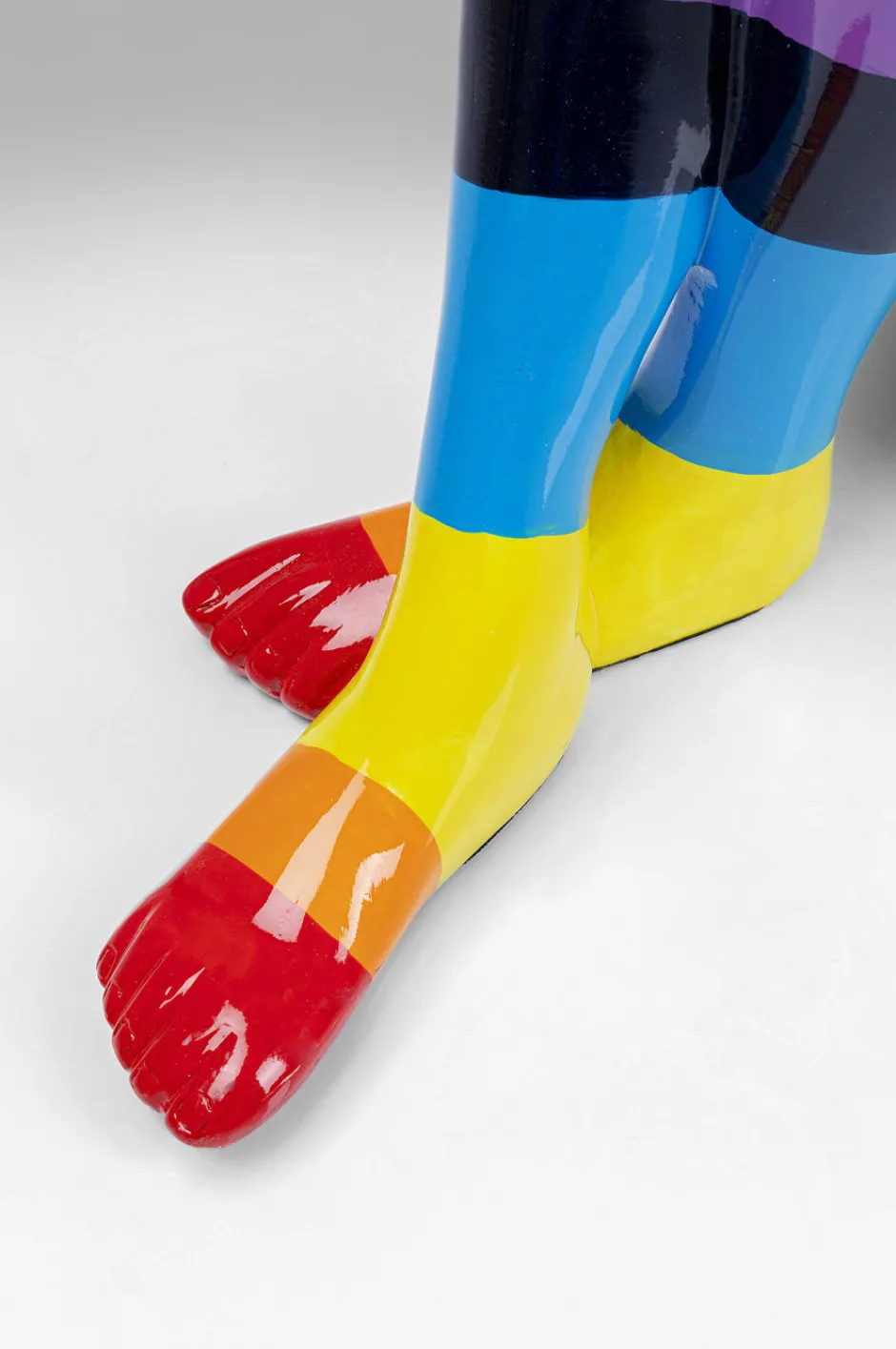 Dekoracja Stojąca Sitting Rabbit Rainbow 60x80 Cm Kolorowa*KARE Design Sale