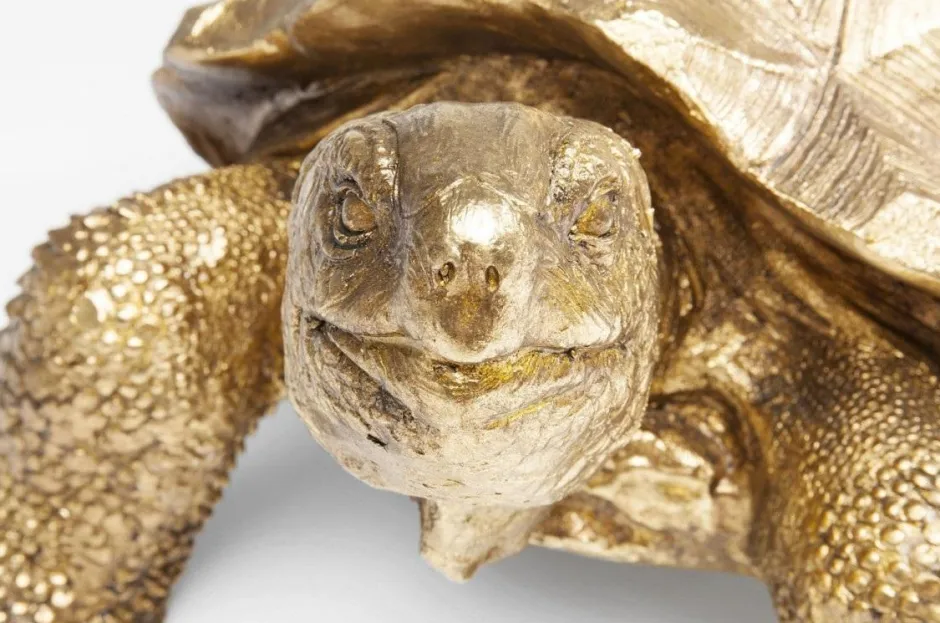 Dekoracja Stojąca Turtle 60x32 Cm Złota*KARE Design Hot