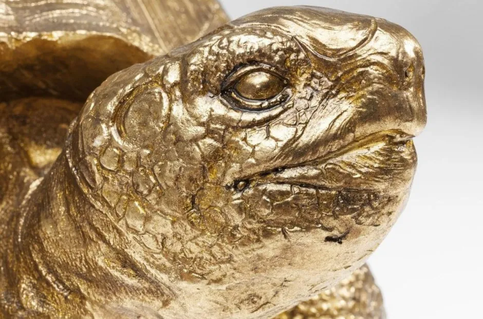 Dekoracja Stojąca Turtle 60x32 Cm Złota*KARE Design Hot