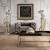 Dekoracja Stojąca Welcome Panther 57x150 Cm Srebrna Lewa*KARE Design Hot