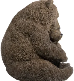 Dekoracje Stojące Cuddle Bear Family 88x81 Cm Brązowa*KARE Design Outlet
