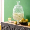 Dyspenser Do Napojów Szklany Transparentny Ananas Ø26x50 Cm*KARE Design Discount