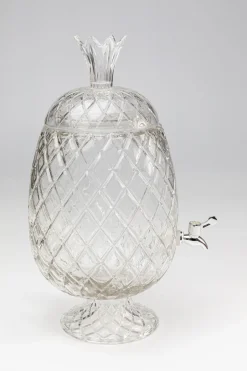 Dyspenser Do Napojów Szklany Transparentny Ananas Ø26x50 Cm*KARE Design Discount