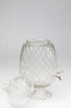 Dyspenser Do Napojów Szklany Transparentny Ananas Ø26x50 Cm*KARE Design Discount