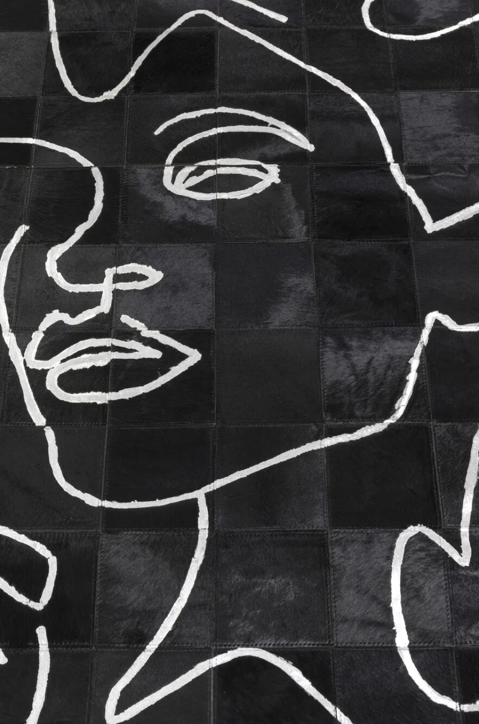 Dywan Art Faces 170x240 Cm - Skóra Naturalna*KARE Design Sale