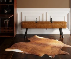 Dywan Hide 190x150 Cm Brązowo-biały*KARE Design New