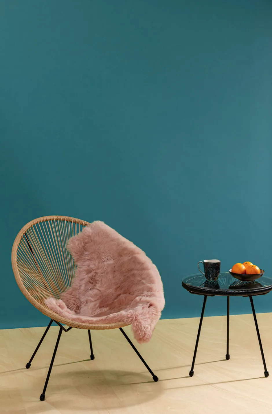 Dywan - Skóra Owcza Heidi 85x65 Cm Różowa*KARE Design Best