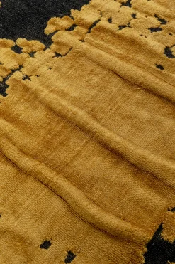 Dywan żółto-czarny Wiskoza I Bawełna 200x300 Cm*KARE Design Discount