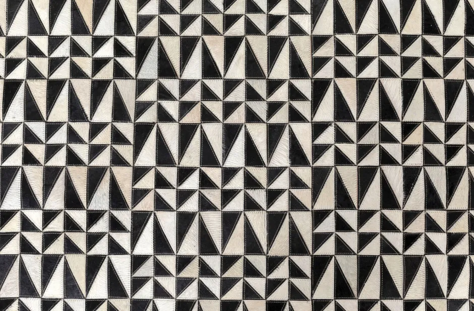 Dywan Zigzag 240x170 Cm Skóra Naturalna*KARE Design Clearance