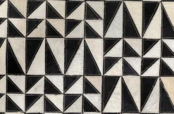 Dywan Zigzag 240x170 Cm Skóra Naturalna*KARE Design Clearance