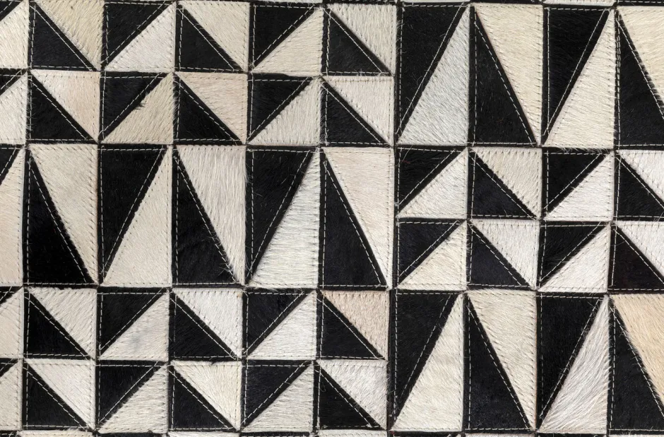 Dywan Zigzag 240x170 Cm Skóra Naturalna*KARE Design Clearance
