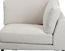 Element Narożny Z Podłokietnikiem Kremowy Lewy 120x100 Cm*KARE Design Sale