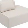 Element środkowy - Moduł Infinity 120x100 Cm Kremowy Prawy*KARE Design Best