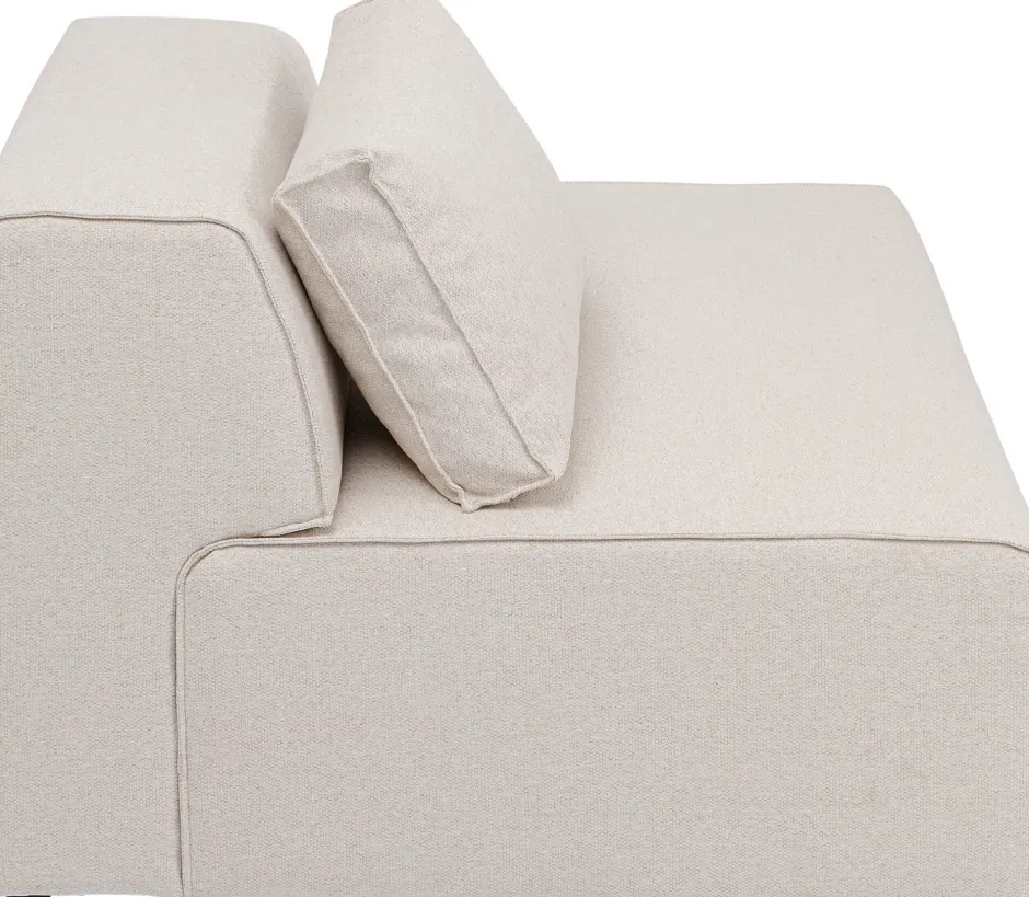 Element środkowy - Moduł Infinity 120x100 Cm Kremowy Prawy*KARE Design Best