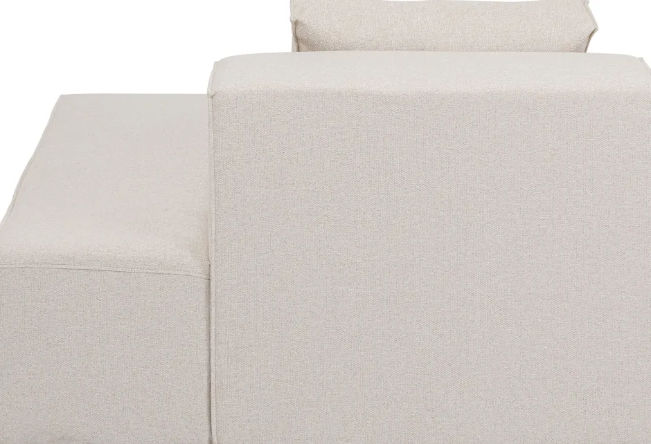 Element środkowy - Moduł Infinity 120x100 Cm Kremowy Prawy*KARE Design Best