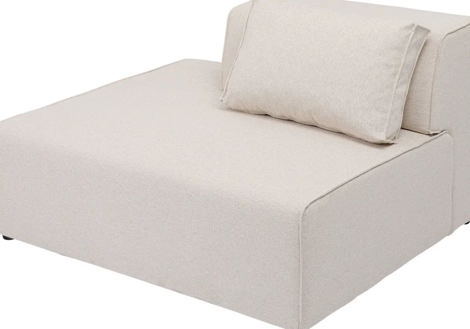 Element środkowy - Moduł Infinity 120x100 Cm Kremowy Lewy*KARE Design Discount