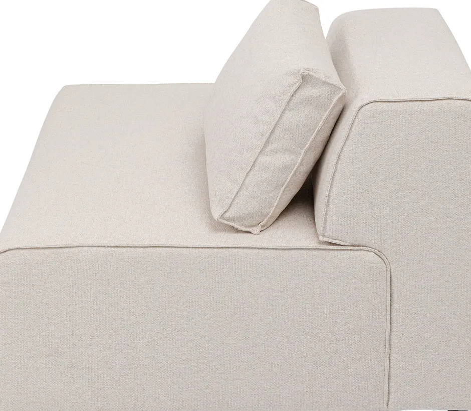 Element środkowy - Moduł Infinity 120x100 Cm Kremowy Lewy*KARE Design Discount